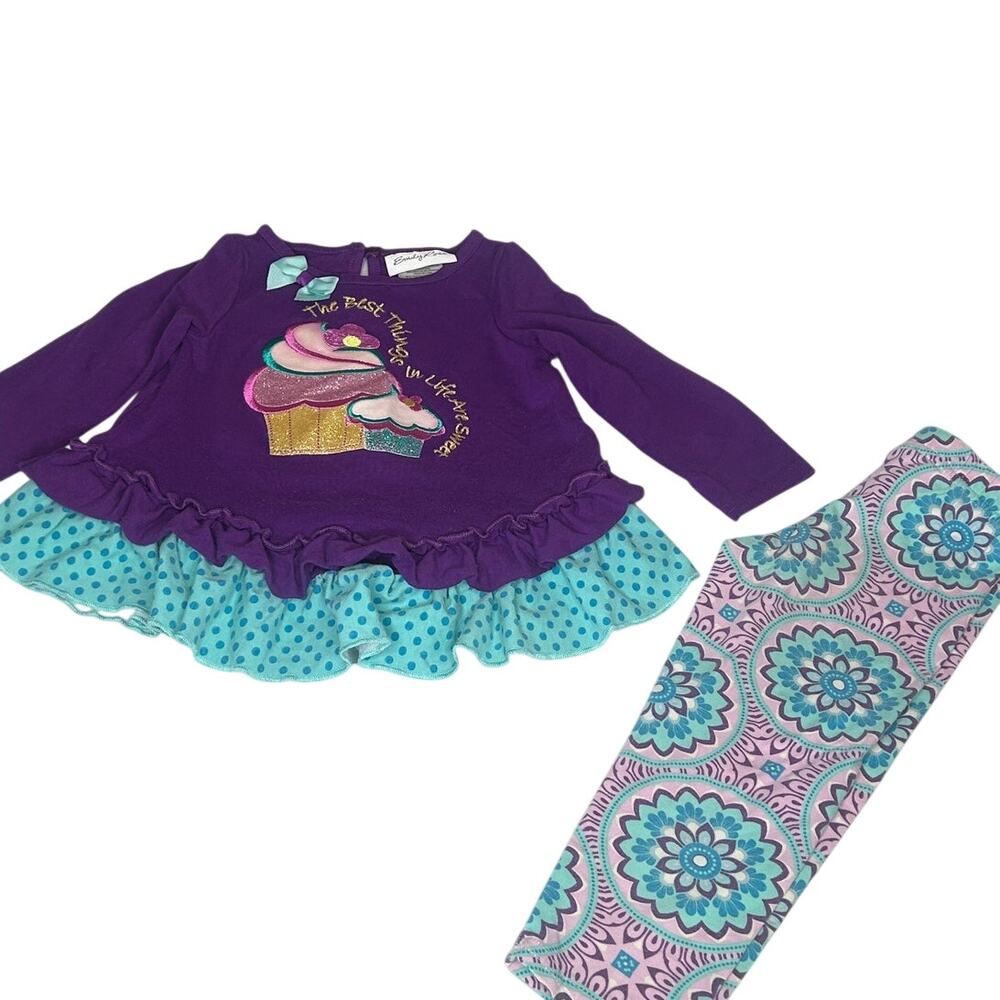 Emily Rose The Best Things in Life Are Sweet cupcake graphic W/ leggings